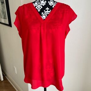 ‘Chaus’ Red Blouse